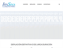 Tablet Screenshot of depilacionlaserdefinitivaperu.com